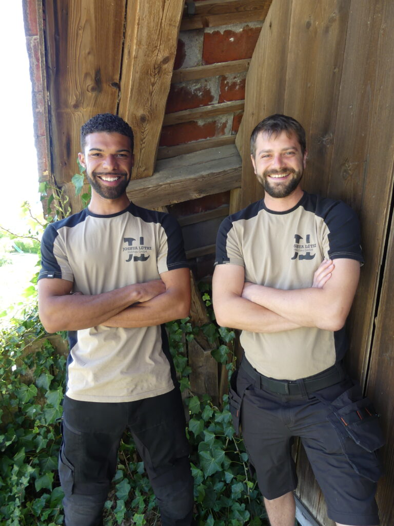 Teamfoto Joshua Lüthi und Marius Rüegg